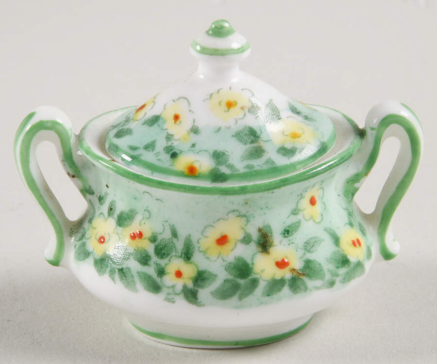 CRS32 Toy Sugar Bowl & Lid by Crown Staffordshire-1