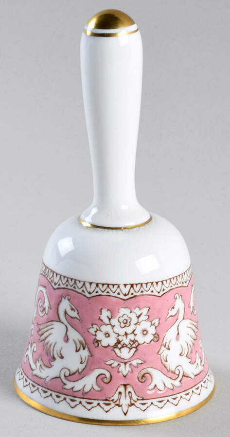 Ellesmere Pink Bell by Crown Staffordshire-1