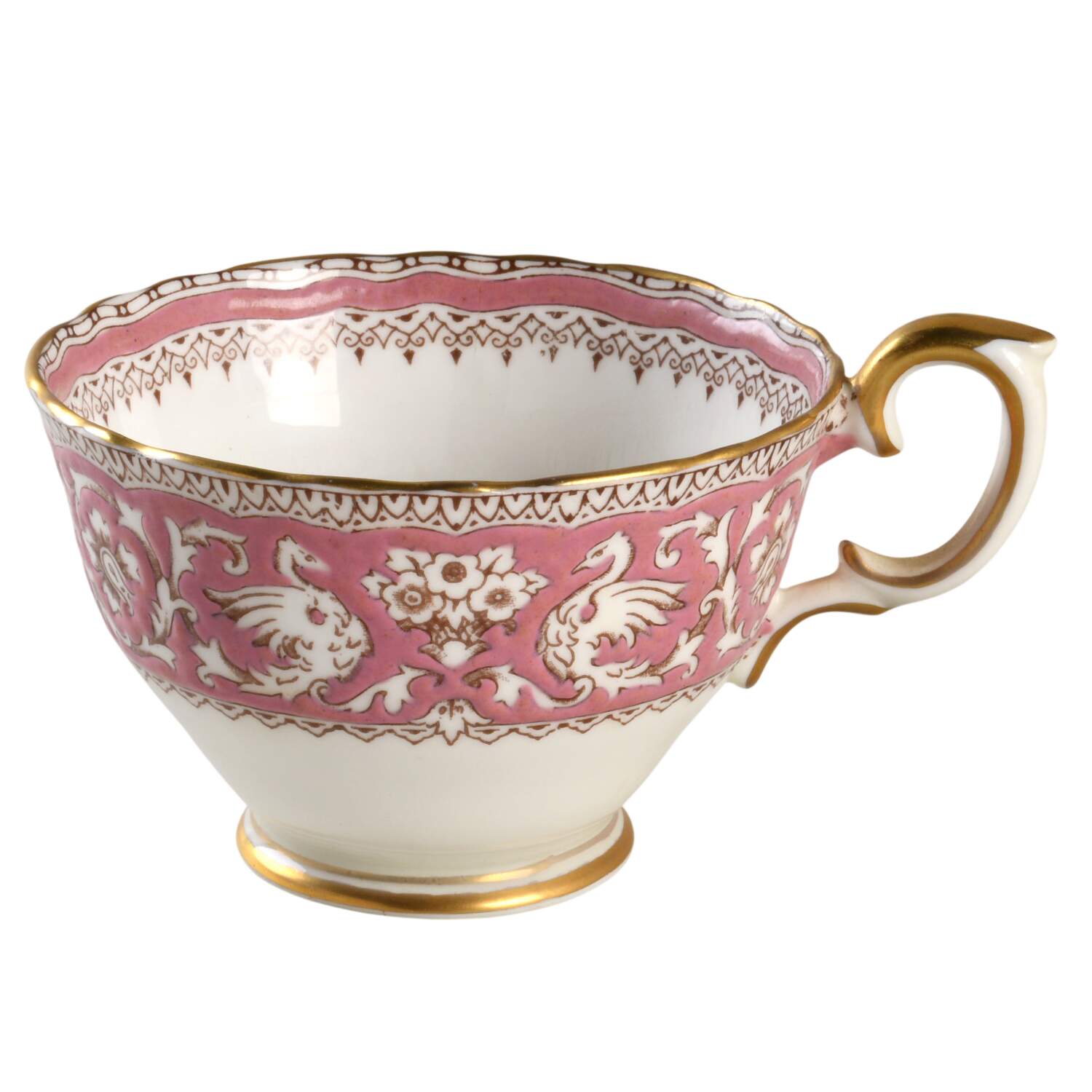 Ellesmere Pink Footed Cup by Crown Staffordshire-1