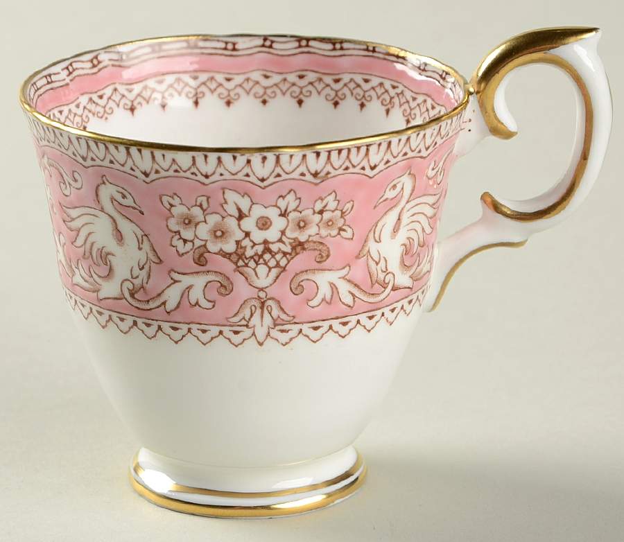 Ellesmere Pink Footed Demitasse Cup by Crown Staffordshire-1