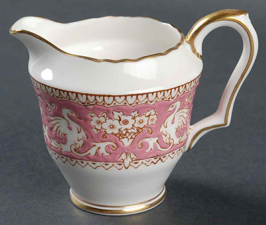 Ellesmere Pink Mini Creamer by Crown Staffordshire-1
