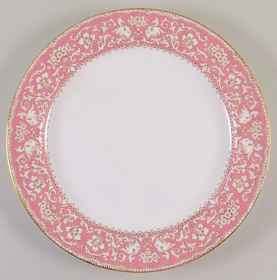 Ellesmere Pink 13" Chop Plate (Round Platter) by Crown Staffordshire-1