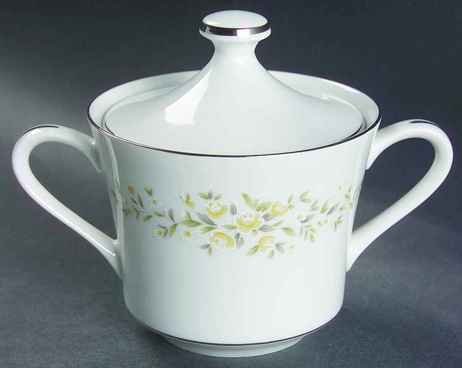 Carolyn Sugar Bowl & Lid by Crown Victoria-1