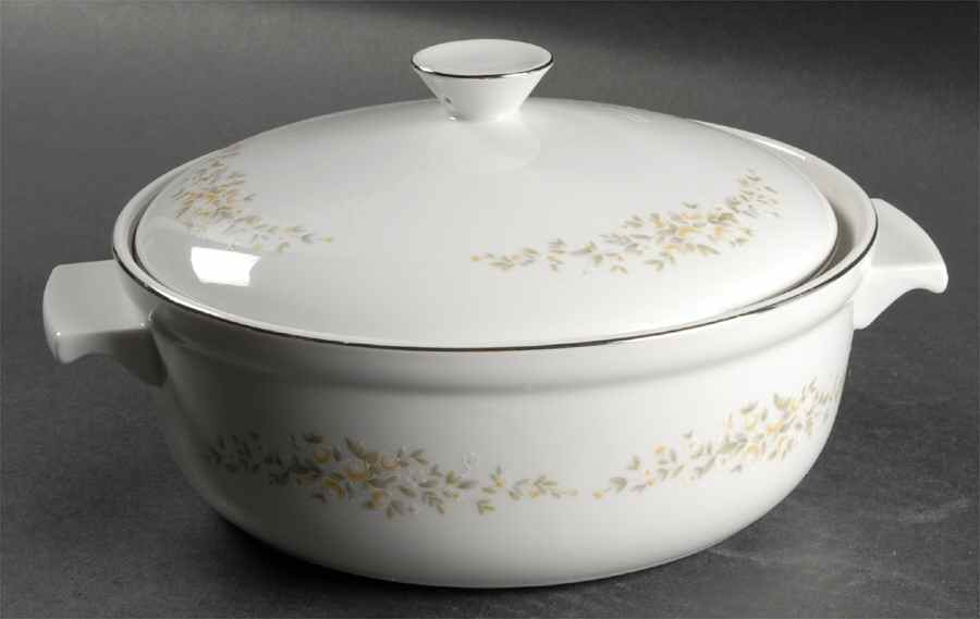 Carolyn 2 Qt Round Covered Casserole by Crown Victoria-1