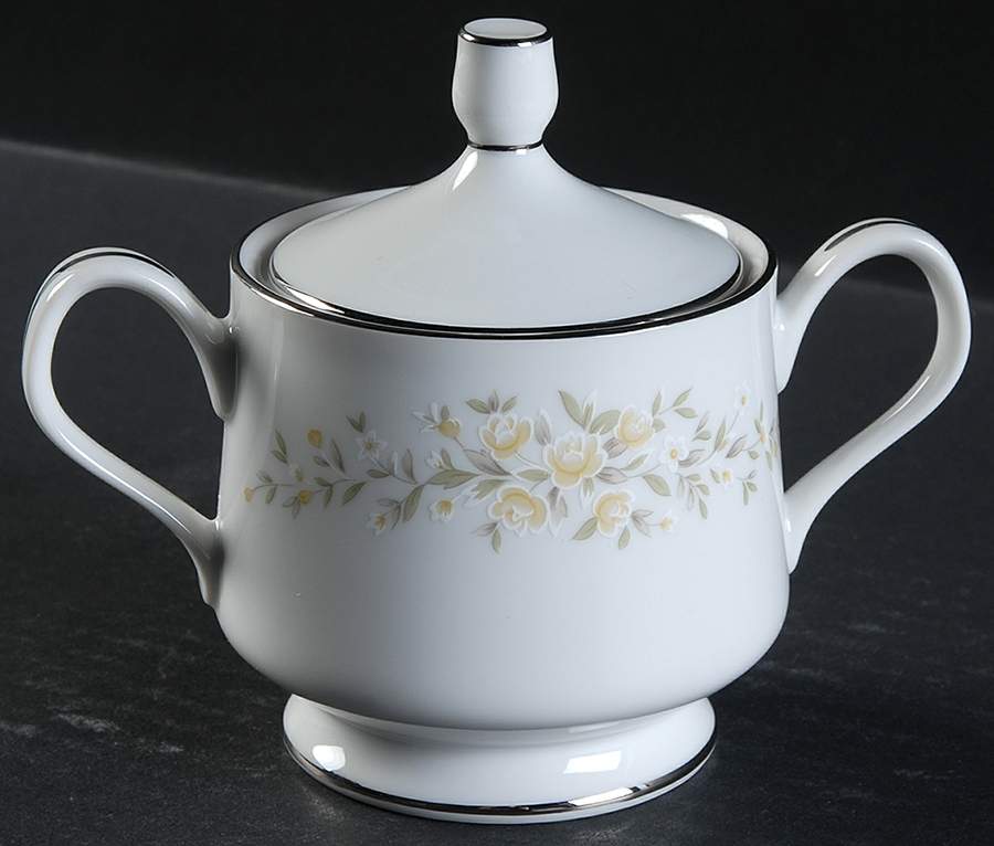 Carolyn Sugar Bowl & Lid by Crown Victoria-1