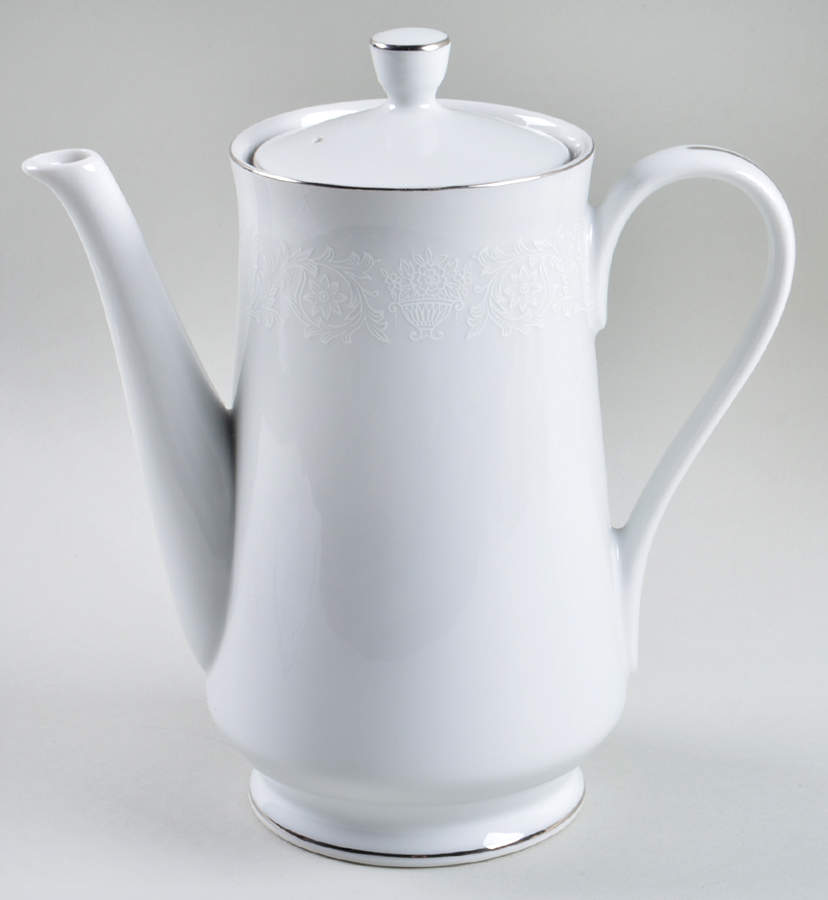 Lovelace Coffee Pot & Lid by Crown Victoria-1