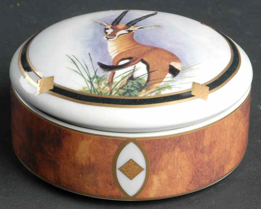 African Portraits 3" Round Box & Lid by Lynn Chase-1