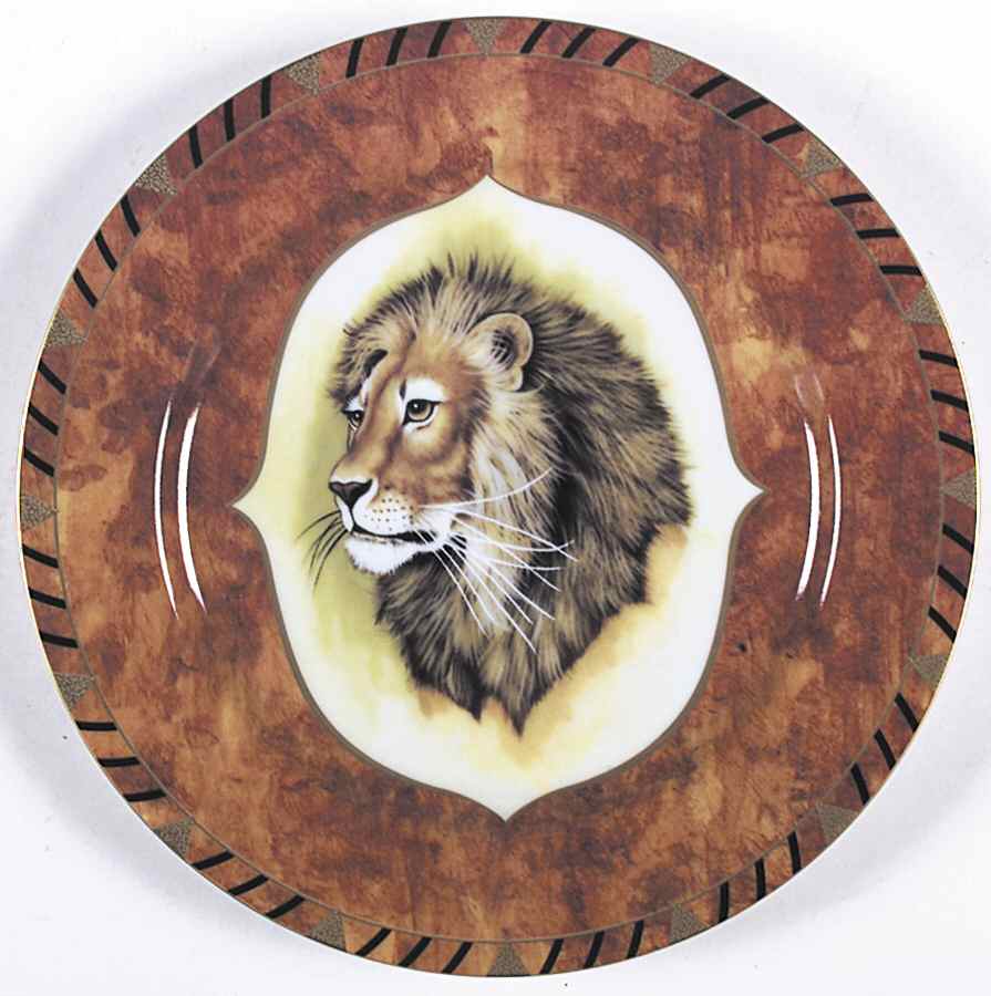 African Portraits Salad/Dessert Plate by Lynn Chase-1