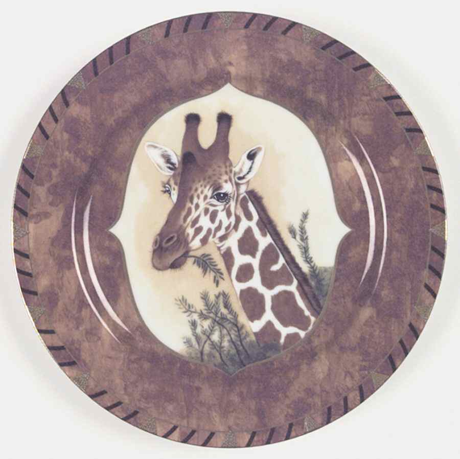 African Portraits Salad/Dessert Plate by Lynn Chase-1