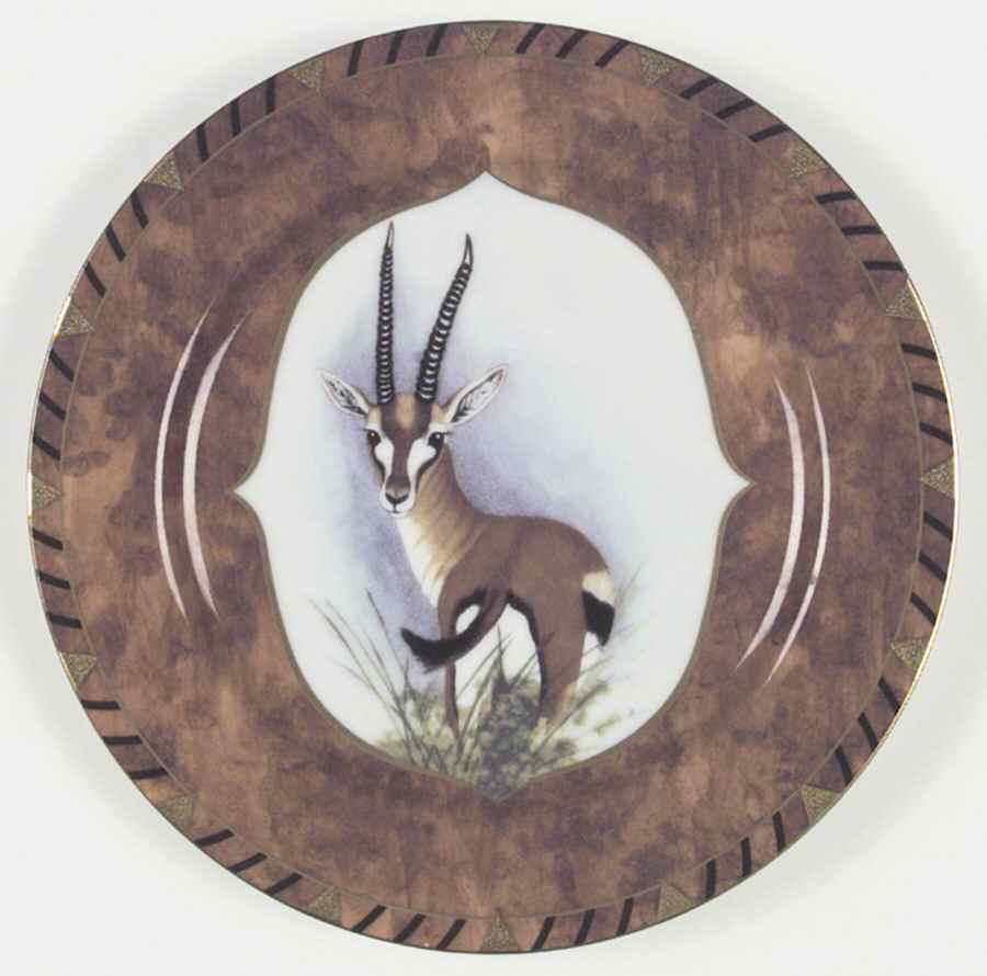 African Portraits Salad/Dessert Plate by Lynn Chase-1