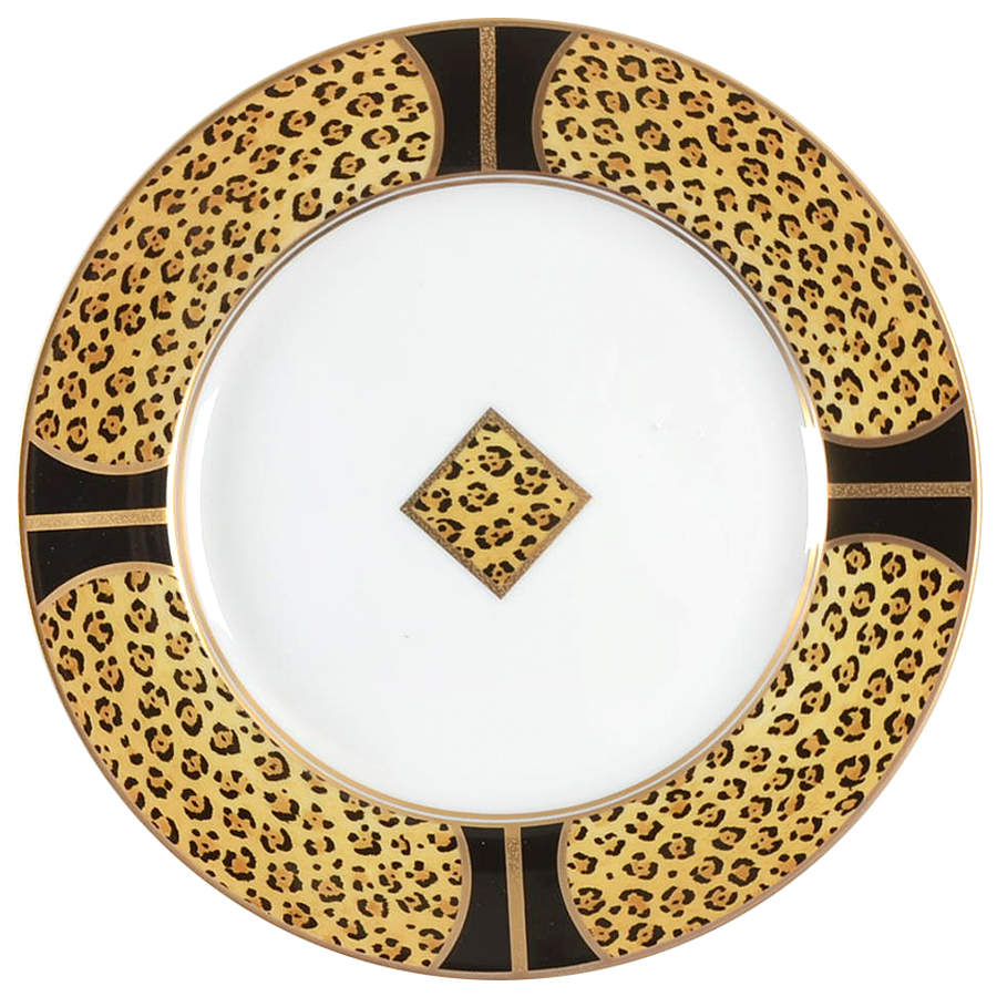 Amazonian Jaguar Salad/Dessert Plate by Lynn Chase-1