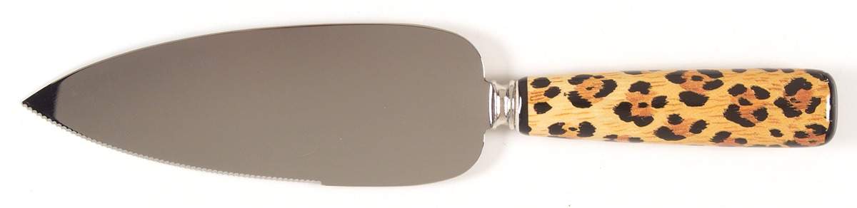 Amazonian Jaguar Pastry Server with Stainless Blade by Lynn Chase-1