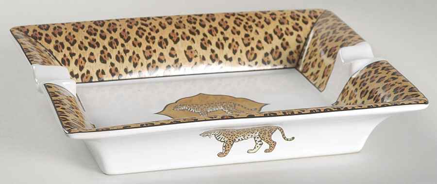Amazonian Jaguar Large Ashtray by Lynn Chase-1
