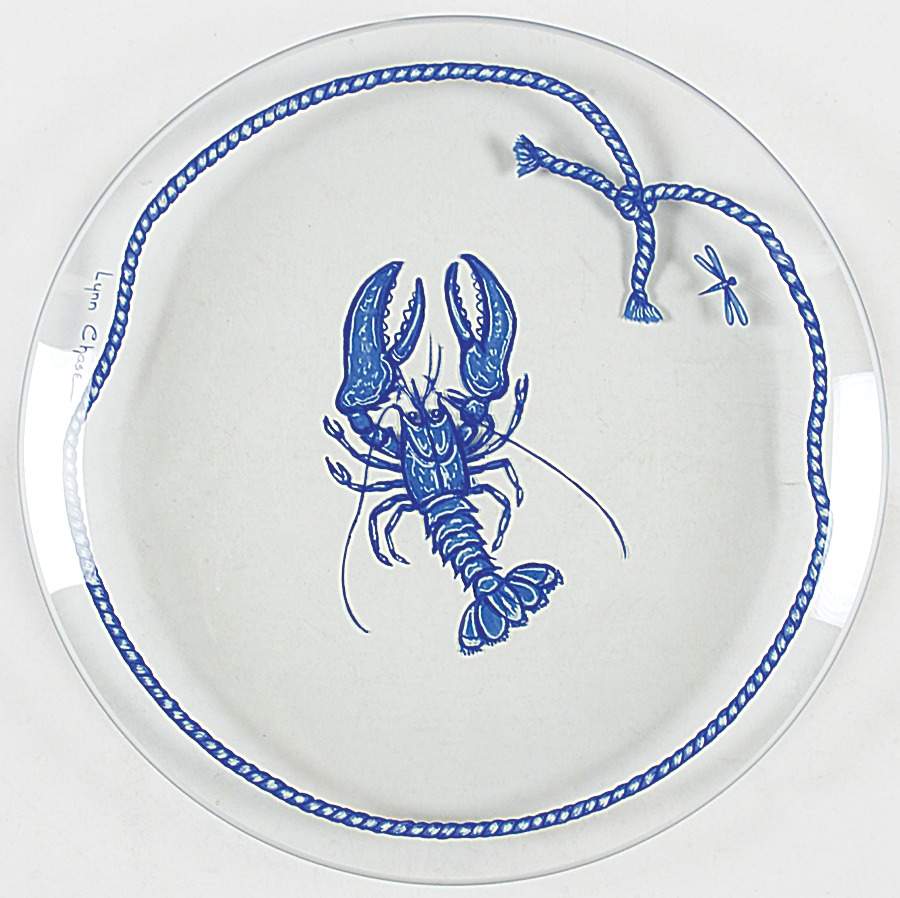 Costa Azzurra Glassware Dessert Plate by Lynn Chase-1