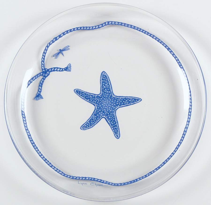 Costa Azzurra Glassware Dessert Plate by Lynn Chase-1