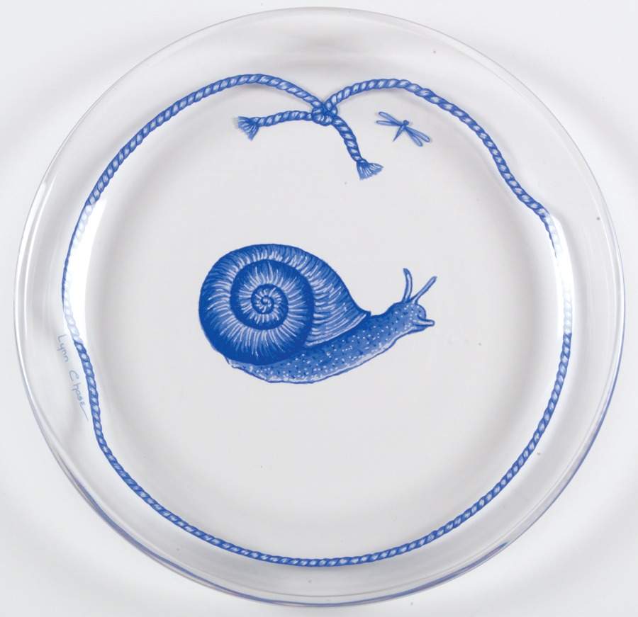 Costa Azzurra Glassware Dessert Plate by Lynn Chase-1