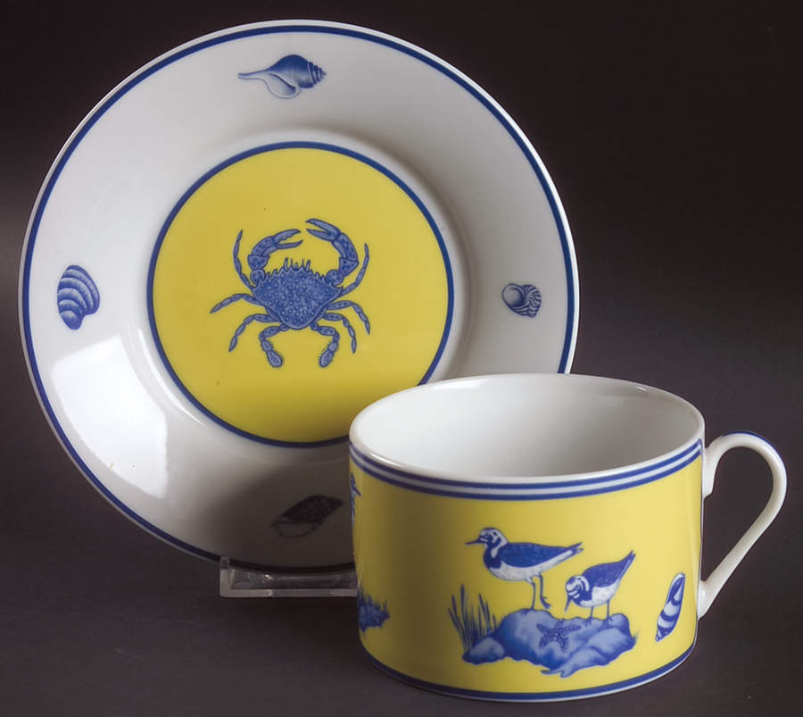 Costa Azzurra Breakfast Cup & Saucer Set by Lynn Chase-1