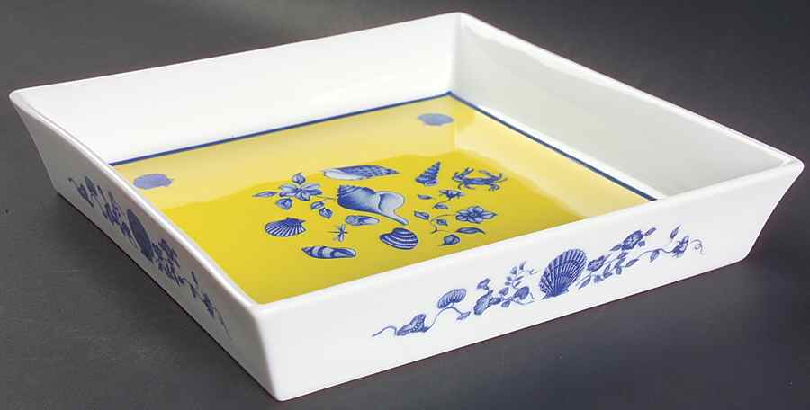 Costa Azzurra Square Buffet Dish by Lynn Chase-1