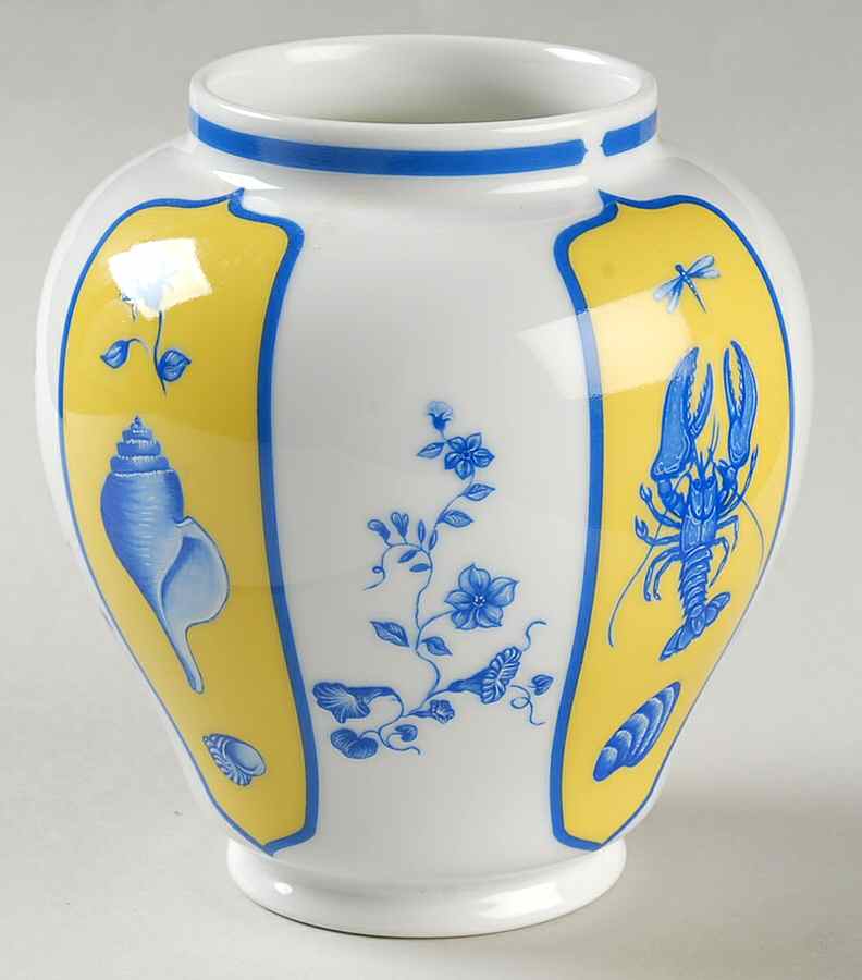 Costa Azzurra Ginger Vase by Lynn Chase-1