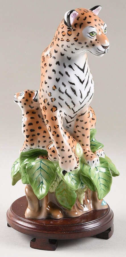 Jaguar Jungle Figurine by Lynn Chase-1