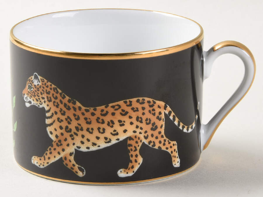 Jaguar Jungle Flat Cup by Lynn Chase-1
