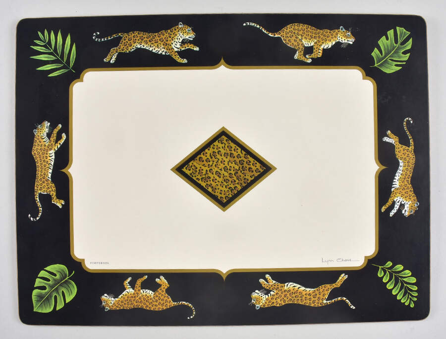 Jaguar Jungle Corkboard Placemat by Lynn Chase-1
