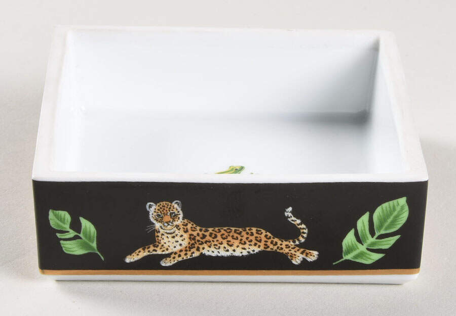 Jaguar Jungle Cigarette Box No Lid by Lynn Chase-1