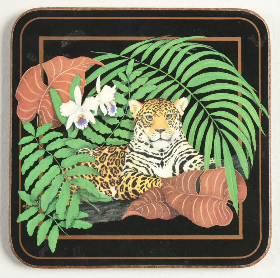 Jaguar Jungle Coaster by Lynn Chase-1