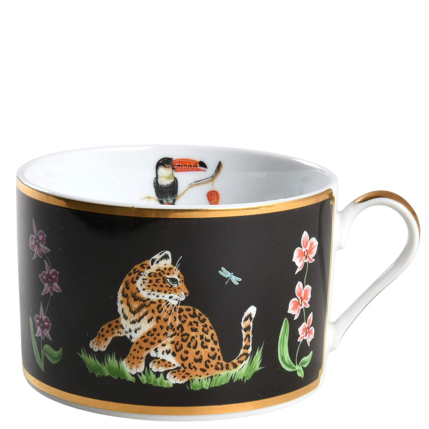 Jaguar Jungle Breakfast Cup by Lynn Chase-1