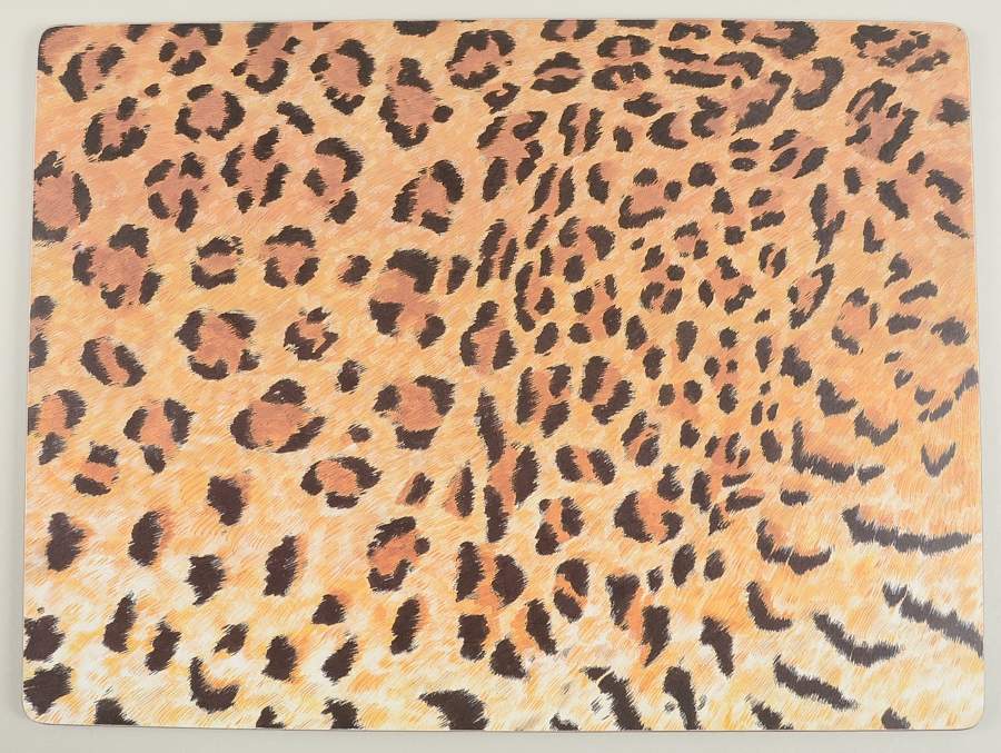 Jaguar Jungle Wood Placemat by Lynn Chase-1