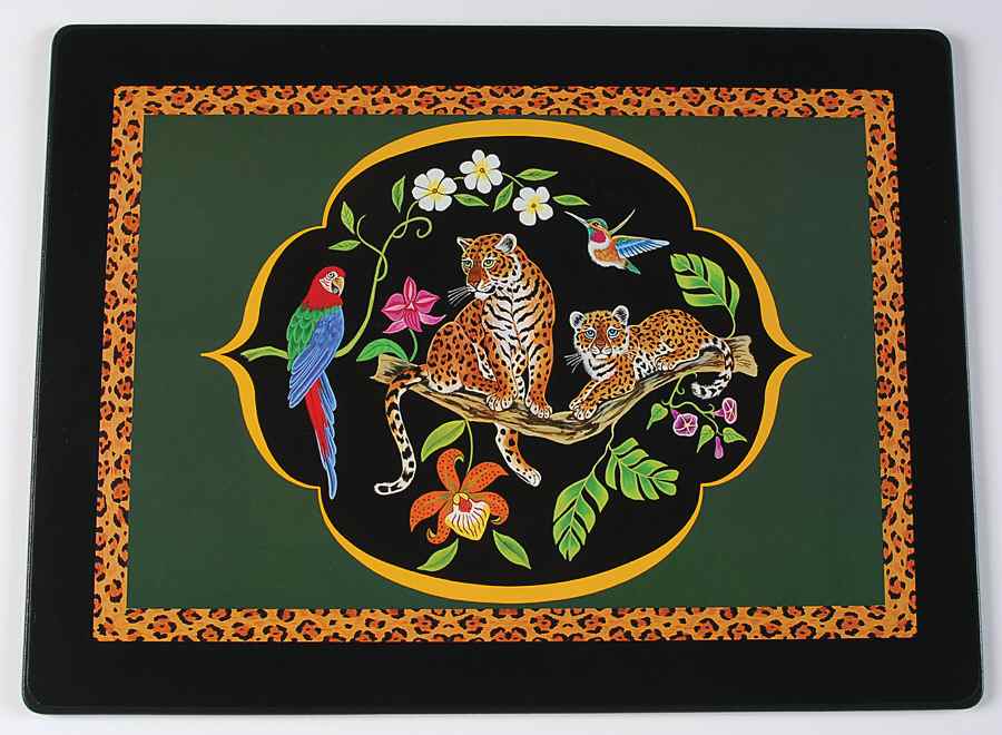 Jaguar Jungle Placemat by Lynn Chase-1