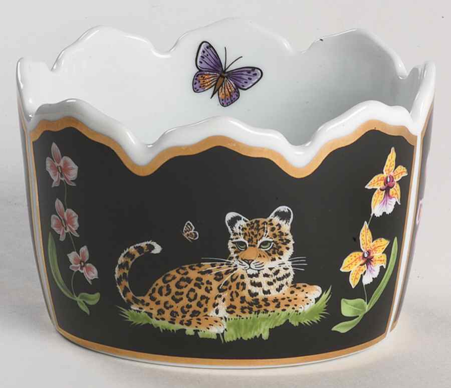 Jaguar Jungle Open Candy Dish by Lynn Chase-1