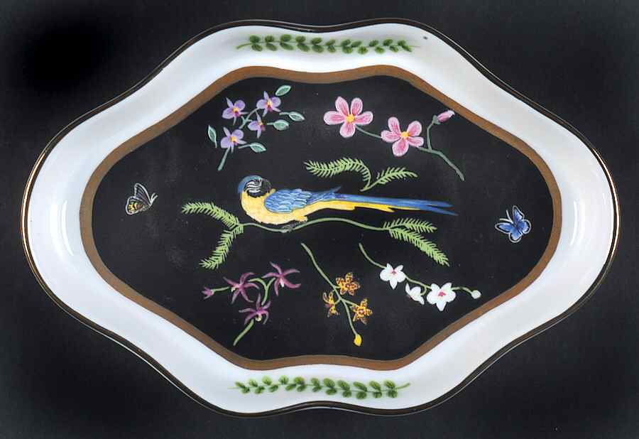 Jaguar Jungle Small Leaf Dish by Lynn Chase-1