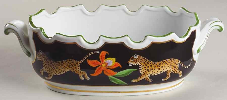 Jaguar Jungle Monteith Bowl by Lynn Chase-1
