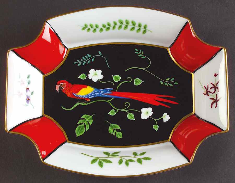 Jaguar Jungle 8" Octagonal Tray by Lynn Chase-1