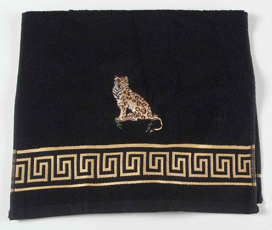 Jaguar Jungle Cloth Hand Towel by Lynn Chase-1