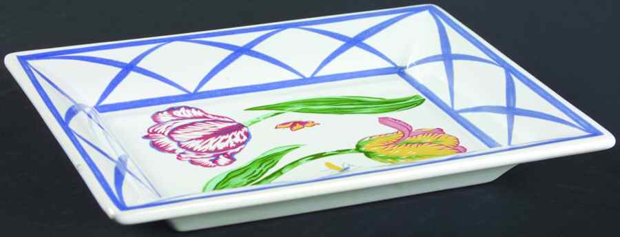 Jardin Des Tulipes Condiment Tray by Lynn Chase-1