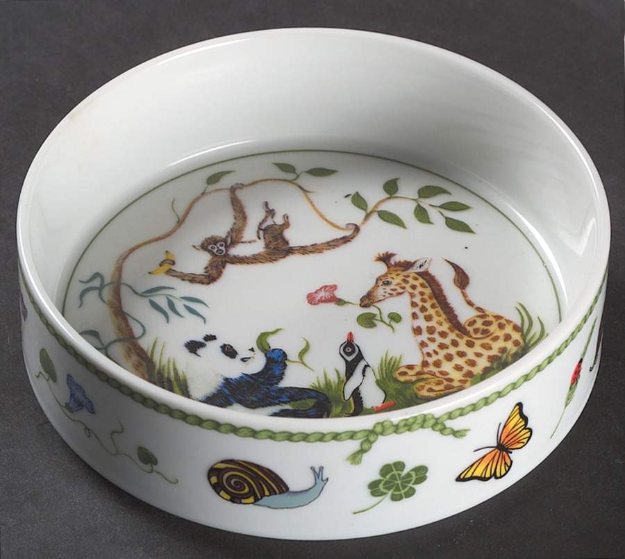 Jungle Party Child's Bowl by Lynn Chase-1