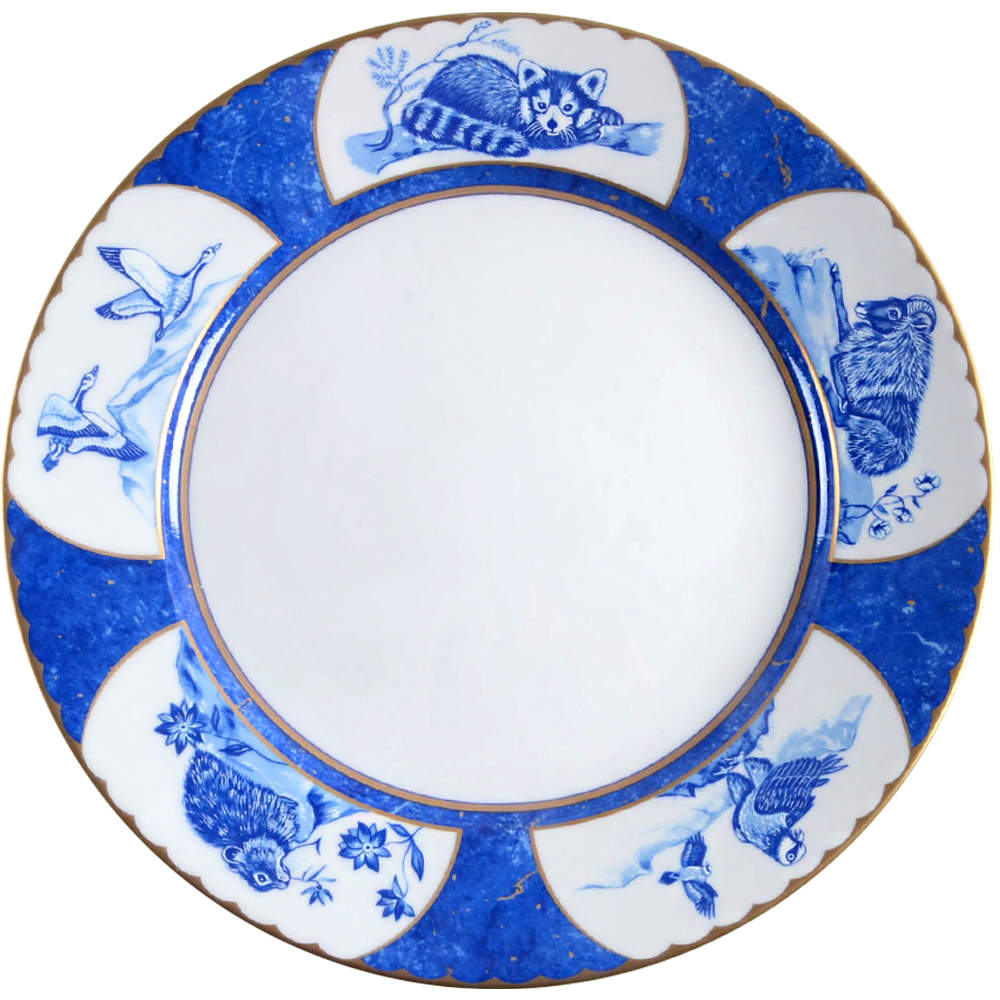 Leopard Lazuli Dinner Plate by Lynn Chase-1