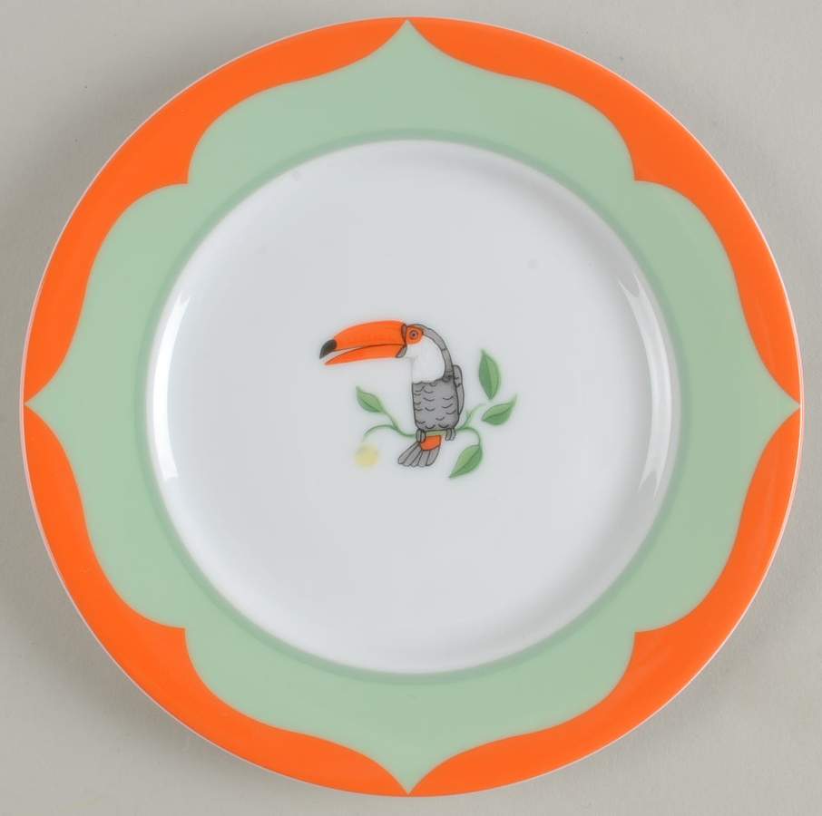 Monkey Business Bread & Butter Plate by Lynn Chase-1