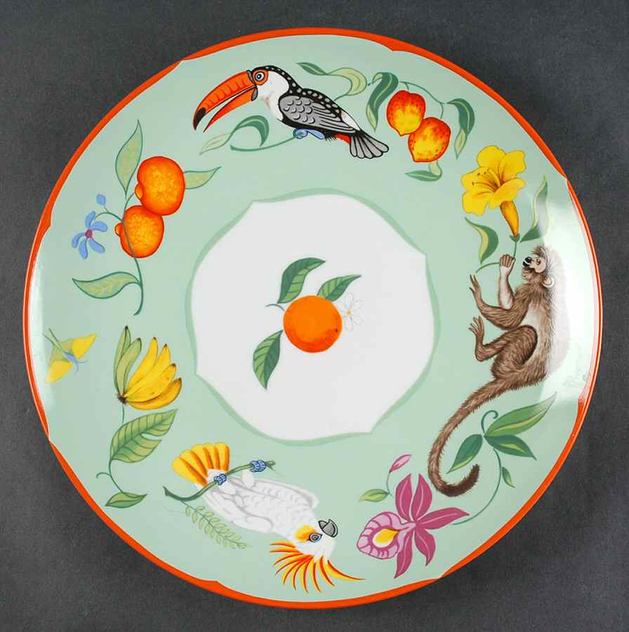 Monkey Business Coupe Server (Round Platter) by Lynn Chase-1