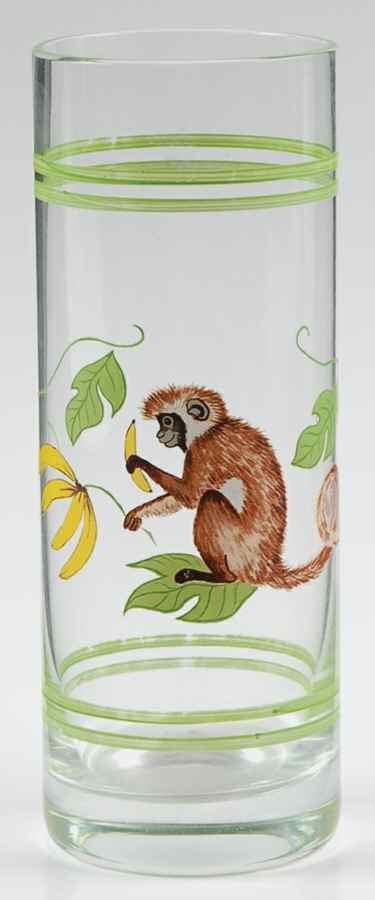 Monkey Business 16 Oz Glassware Tumbler by Lynn Chase-1