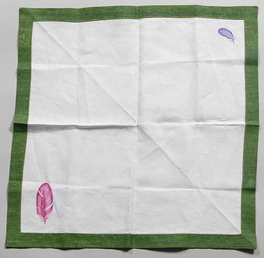 Parrots of Paradise Linen Napkin by Lynn Chase-1