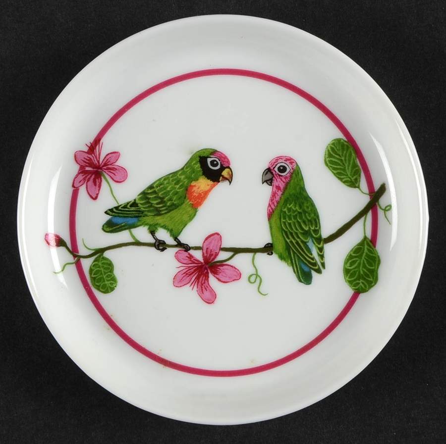 Parrots of Paradise Coaster by Lynn Chase-1