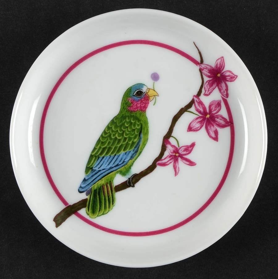 Parrots of Paradise Coaster by Lynn Chase-1