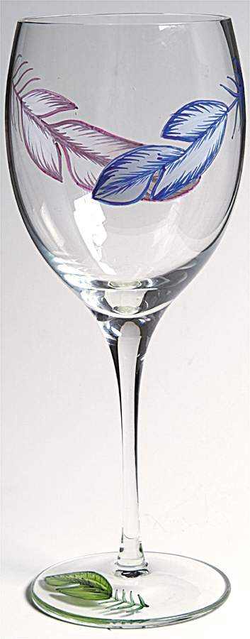 Parrots of Paradise Glassware Wine by Lynn Chase-1