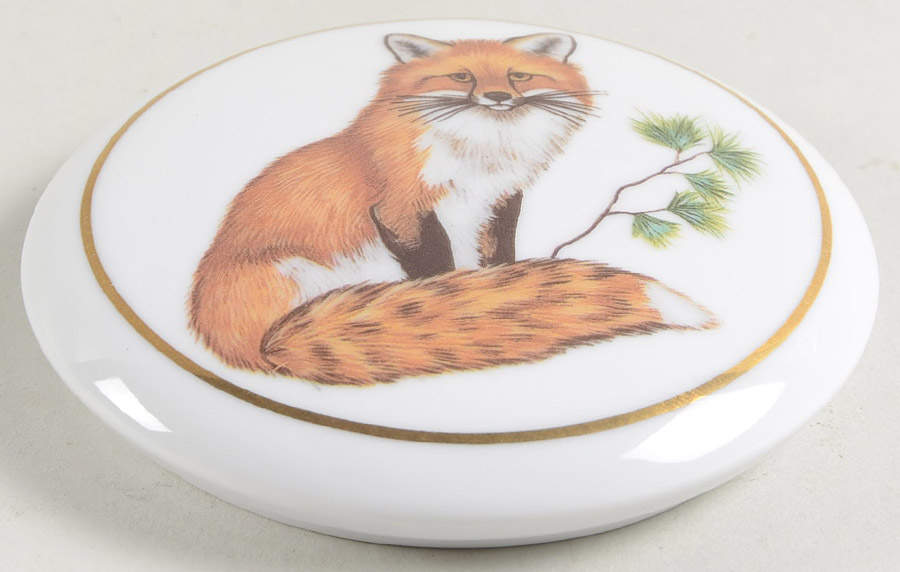 Sylvan Nocturne Lid for 3" Round Box by Lynn Chase-1