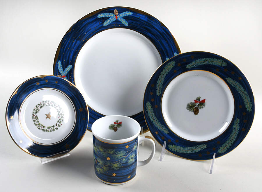 Sylvan Nocturne 32 Piece Estate Set by Lynn Chase-1
