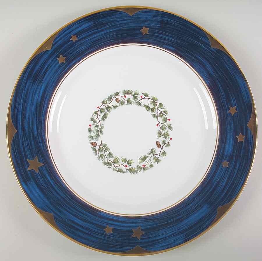 Sylvan Nocturne 12" Chop Plate (Round Platter) by Lynn Chase-1