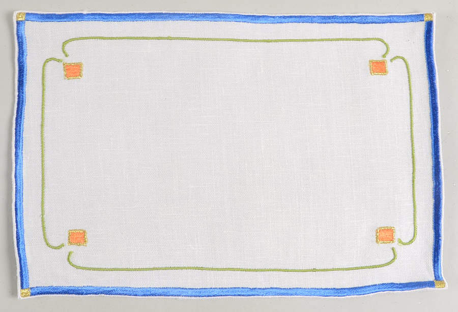 Tiger Raj Cloth Cocktail Napkin by Lynn Chase-1